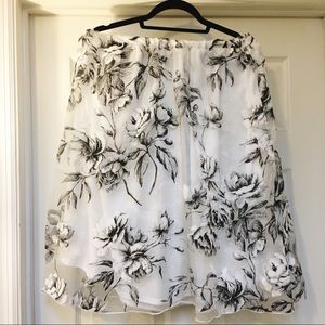Charlotte Russe Floral Skirt